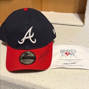 Atlanta Braves Autographed Jake Lamb Hat